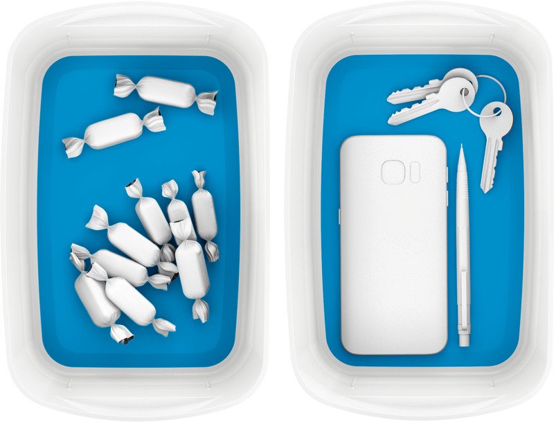 Leitz Mybox Aufbewahrungsschale weiss/blau Pic2