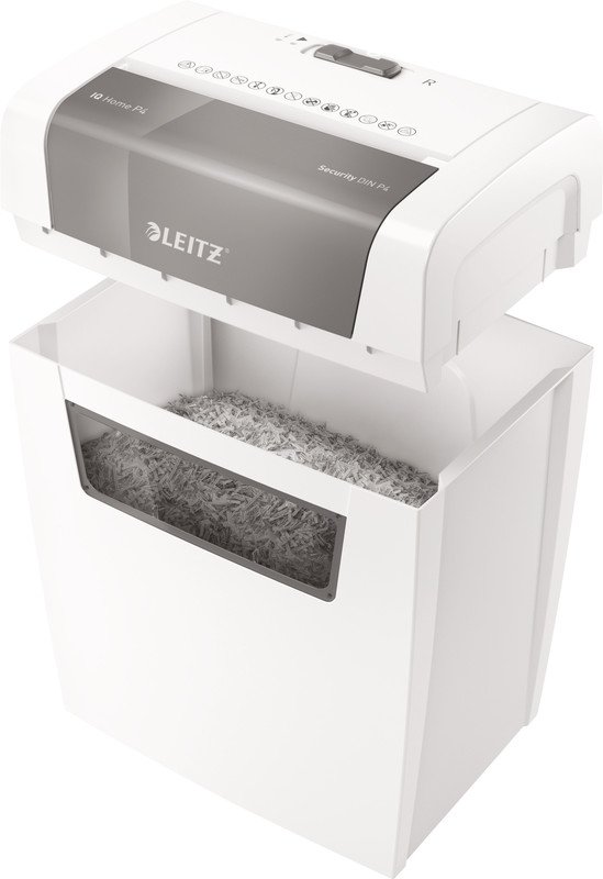 Leitz Aktenvernichter IQ IQ Home P-4 4 x 28 mm Pic3
