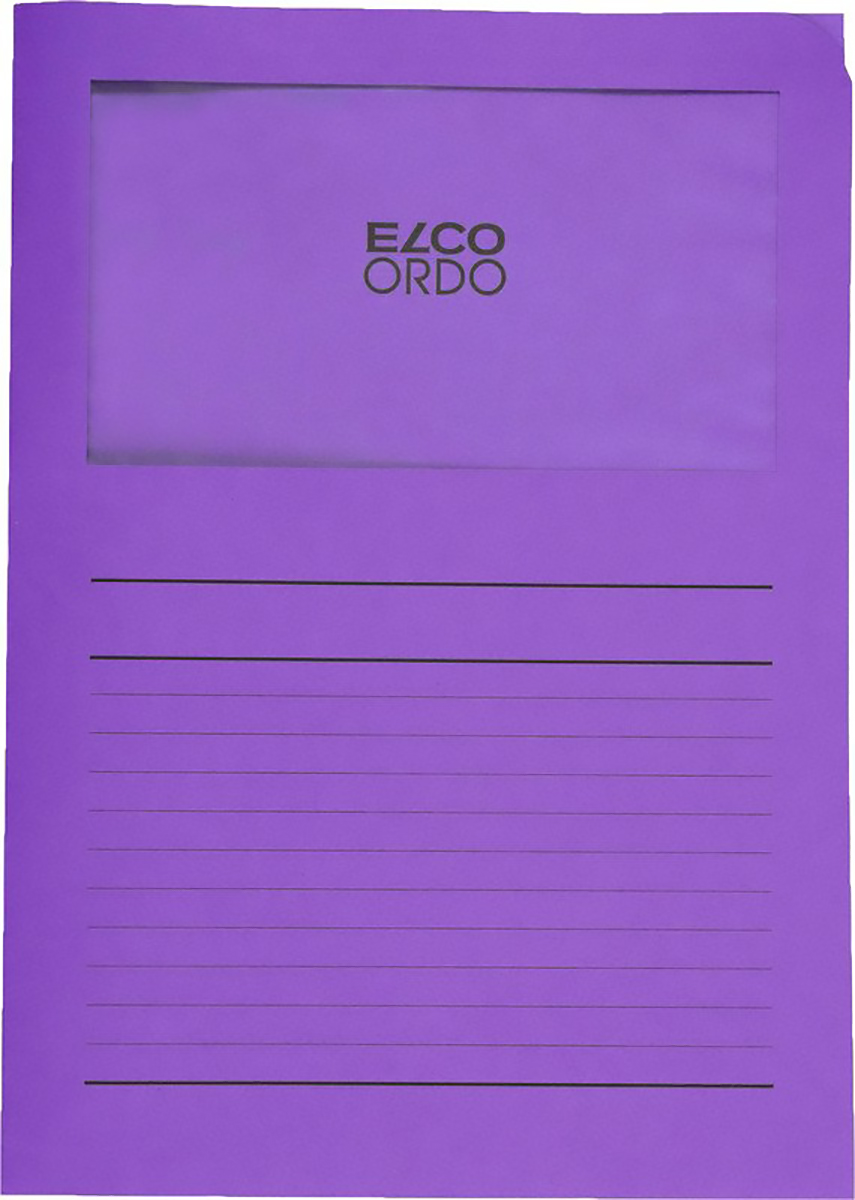 Elco Sichthüllen Ordo Classico A4 mit Druck 120gr à 100 Pic1