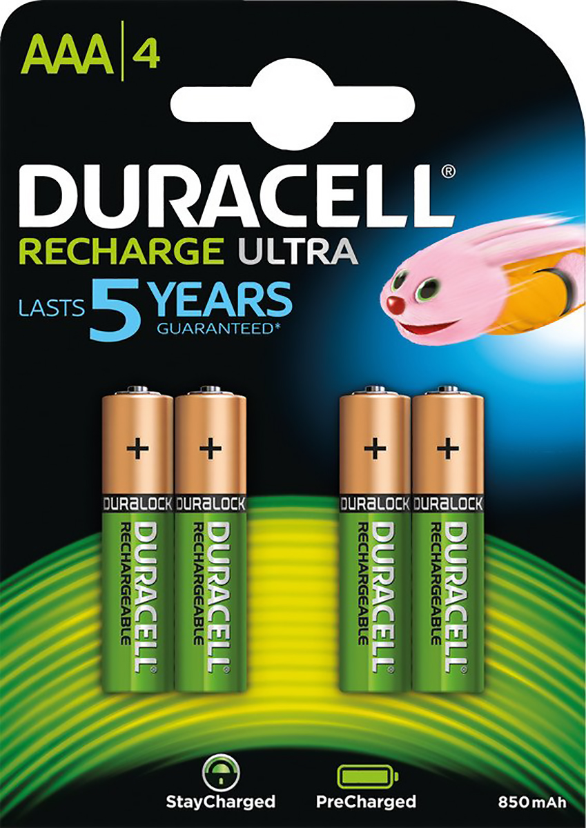 Duracell pile Akku Micro HR03 AAA à 4 Pic1