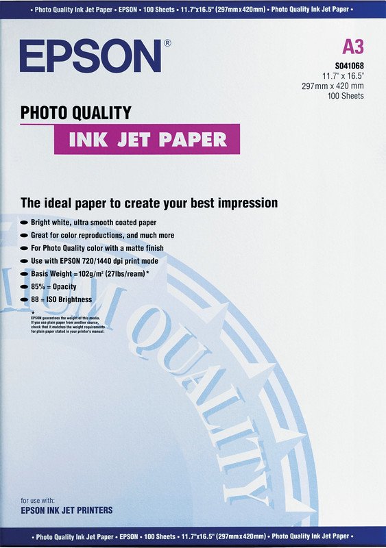 Epson InkJet Papier A3+ 104gr à 100 Blatt Pic1