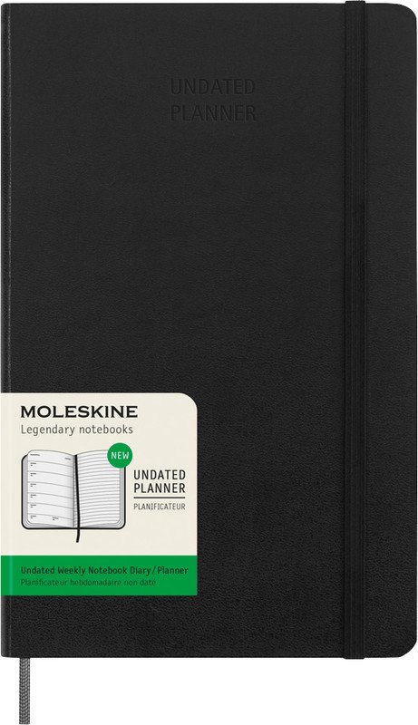 Moleskine Jahresplaner 1W/2S schwarz Pic1