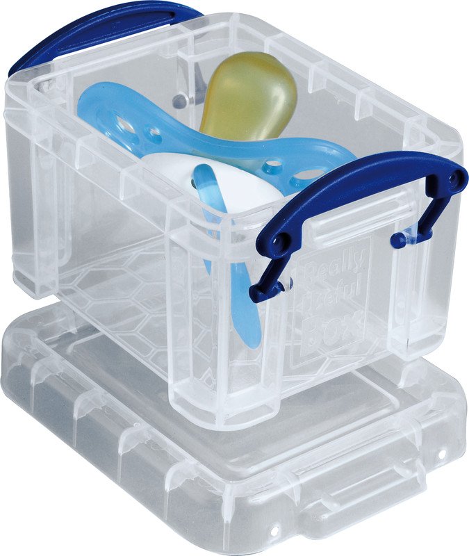 Really Useful Box Ordnungsbox 0.14l transparent Pic1