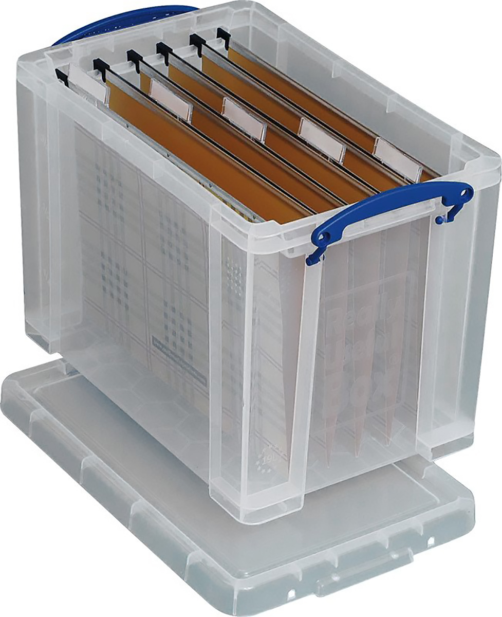 Really Useful Box Ordnungsbox 19l transparent Pic1