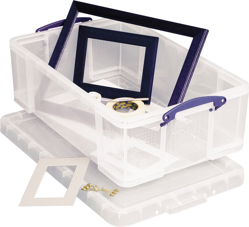 Really Useful Box Ordnungsbox 50l transparent Pic2