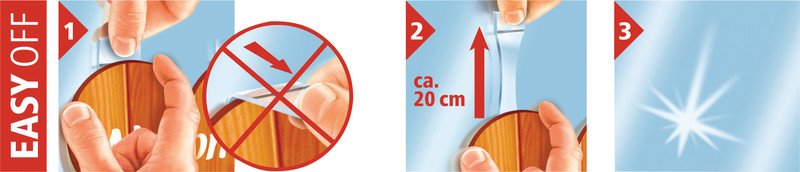 Tesa Powerstrips Transparent Large à 8 Pic4