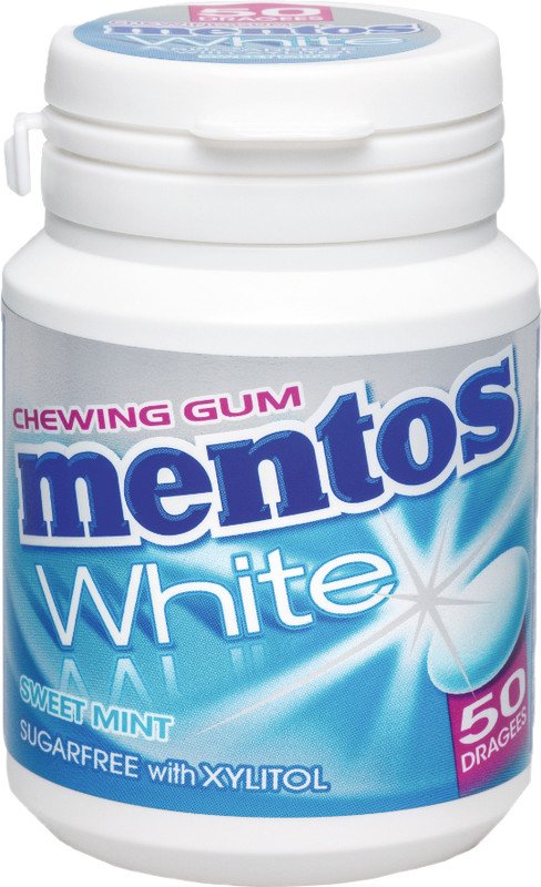 Mentos Gum Sweet Mint white Pic1