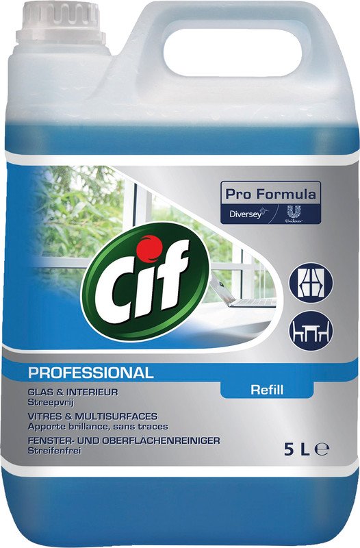 Cif Pro Formula Nettoyant pour fenêtres et surfaces Profess. Pic1