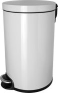 Helit Tretabfallbehälter the silent 20l weiss