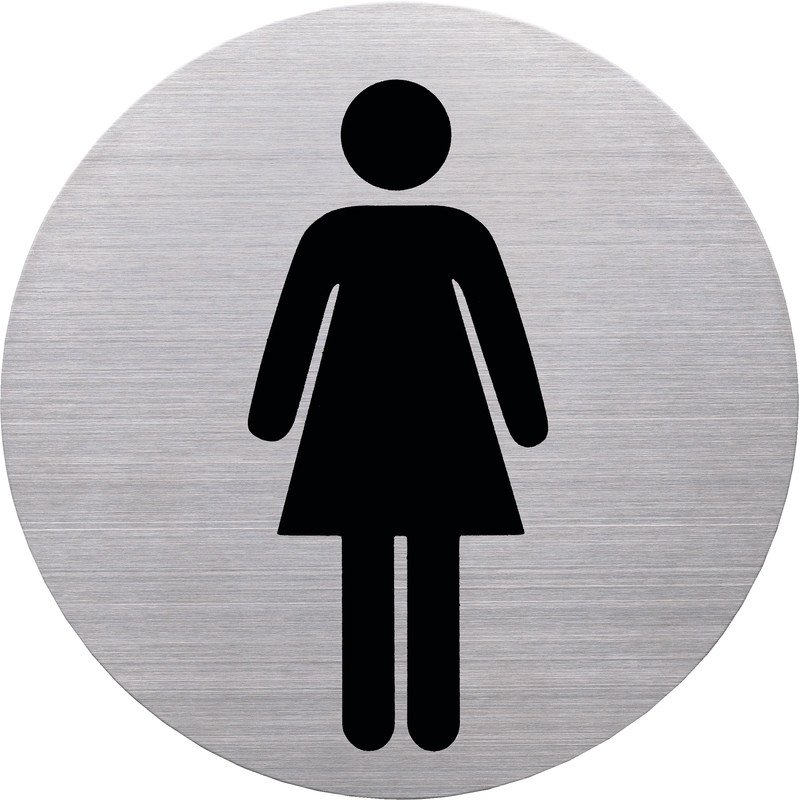 Helit Wand-/Tür-Piktogramm WC Damen Pic1