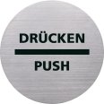 Helit Wand-/Tür Piktogramm Push/Drücken