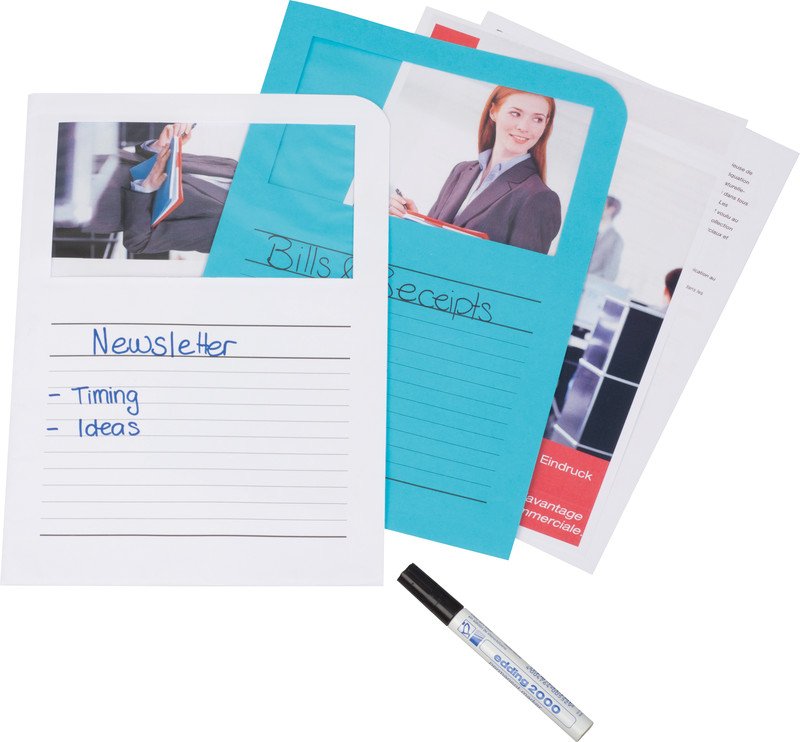 Elco Sichthüllen Ordo Classico A4 mit Druck 120gr à 10 Pic3