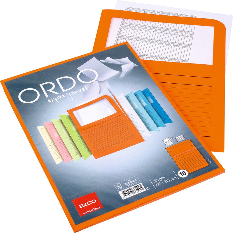 Elco Sichthüllen Ordo Classico A4 mit Druck 120gr à 10 Pic4