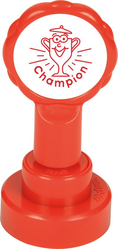 X-Stamper Pokal Champion rot Pic1