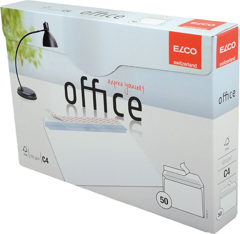 Elco Couvert Office Optifix C4 120gr ohne Fenster à 50 Pic2