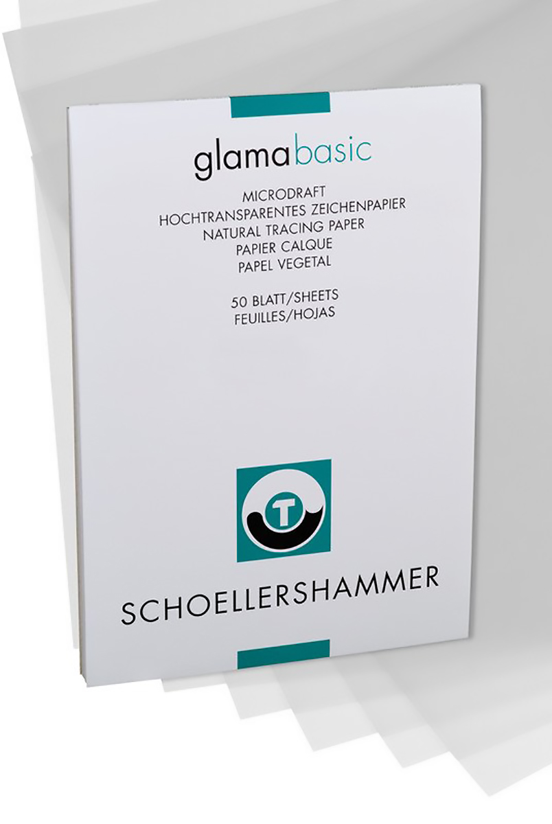 SH Transparentpapier Block Glama Basic A3 90-95gr à 50 Pic1
