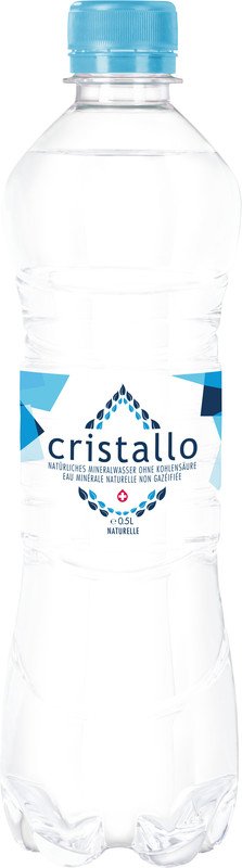 Cristallo Mineralwasser blau ohne Kohlensäure 12x5dl Pic1