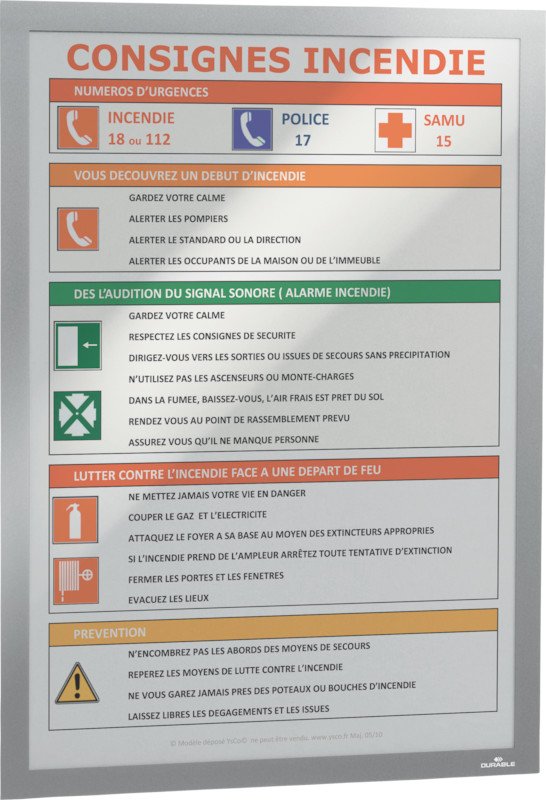 Durable Informationsrahmen Duraframe A3 selbstklebend à 2 Pic2