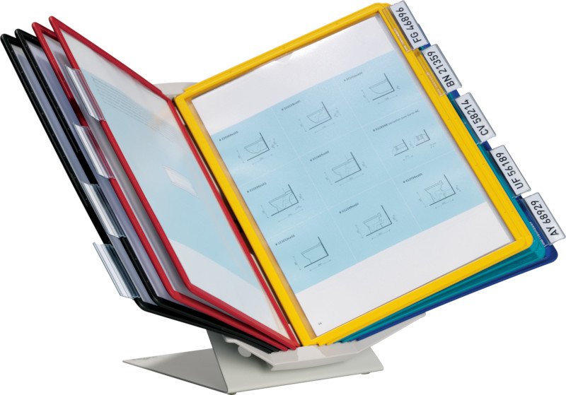 Durable Tafelträger Vario pro 10 mit 10 Sichttaschen A4 Pic1