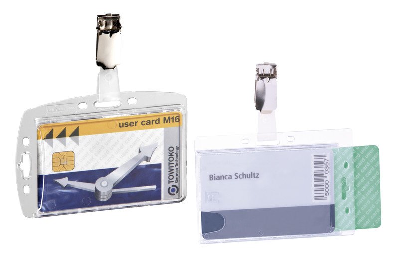 Durable Namensschilder Betriebsausweise doppel 54x85mm à 10 Pic6