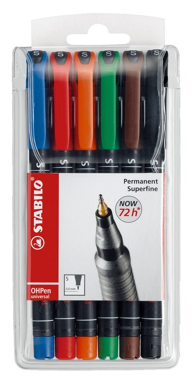 Stabilo-OHPen Marker 841 S 6er Etui Pic1