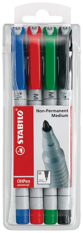 Stabilo-OHPen Marker 853 M 4er Etui Pic1