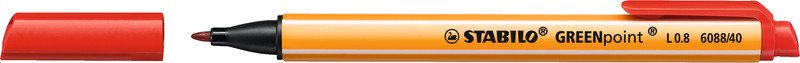 Stabilo Faserschreiber GREENpoint 0.8mm rot Pic1