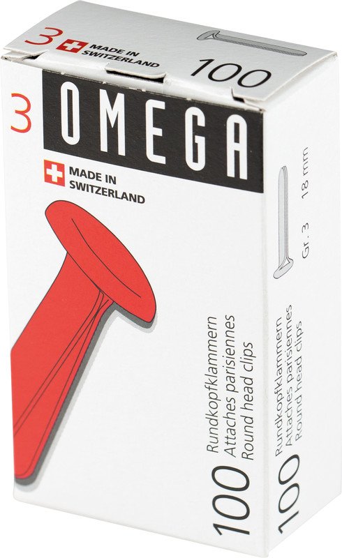Omega Musterklammern 18mm 3/100 Pic1