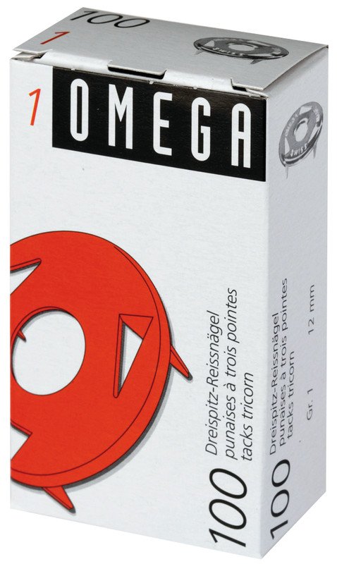 Omega Reissnägel 3-Spitz Ø12mm 1 ohne Heber à 100 Pic1