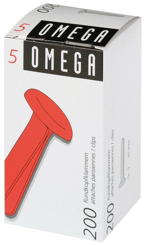 Omega Musterklammern 26mm 5/200 Pic1