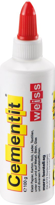 Cementit Kleber weiss Flasche mit Drehverschluss 100g Pic1