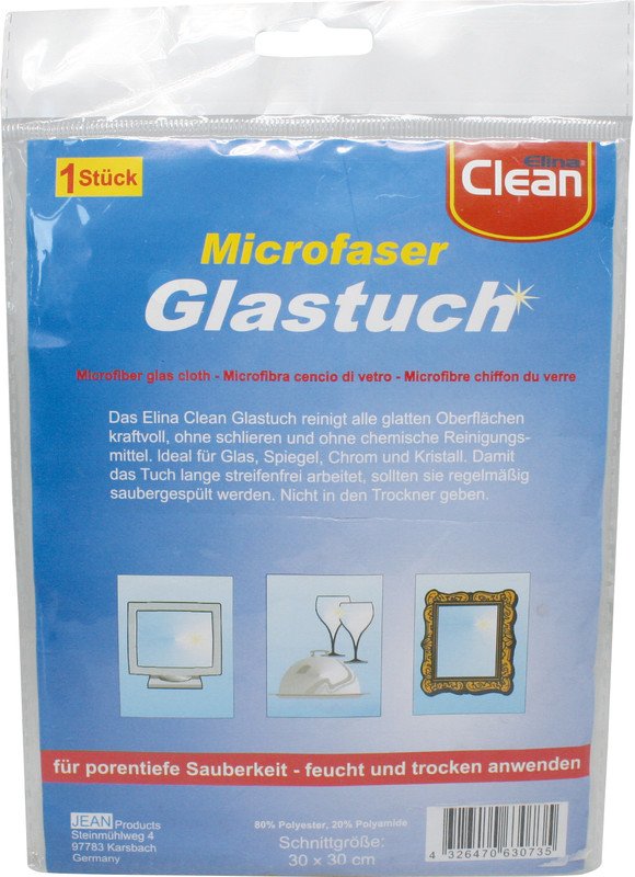 Elina Clean Glastuch 30x30cm Pic1