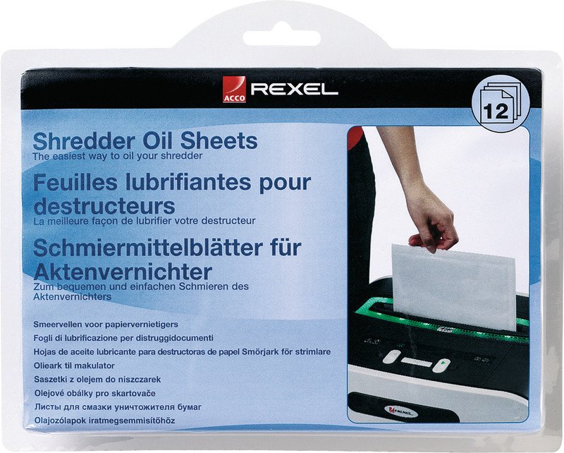 Rexel Ölblätter für Aktenvernichter Pic1