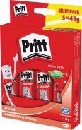 Pritt bâton de colle stick grand 43g Multipack à 5 pièces