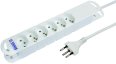 Steffen Prise multiple 6x13 sans interrupteur lumineux