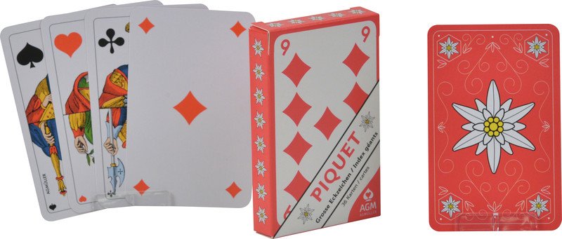 AGM Cartes de jeu Opti Edelweiss Pic2