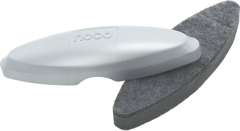 Nobo Tafelwischer Diamond B 200 x H 59 x T 40 mm silber Pic2
