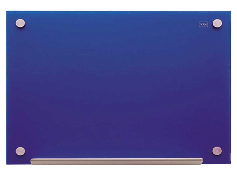 Nobo Glas-Magnetboard Diamond 60x45cm blau Pic1