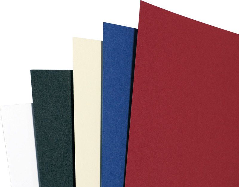 GBC Umschlagdeckel Leder LeatherGrain A4 250gr à 100 Pic3