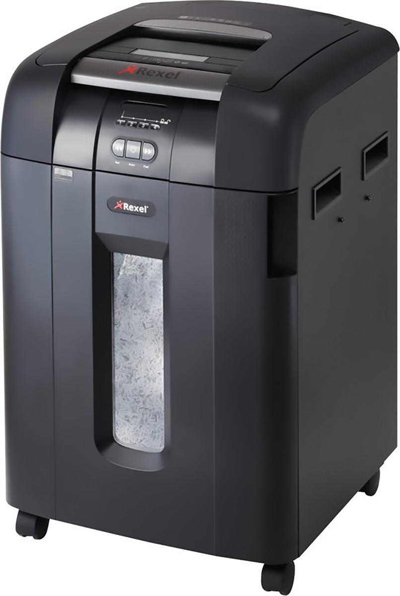Rexel Aktenvernichter Auto+ 600M 2x15mm Pic1
