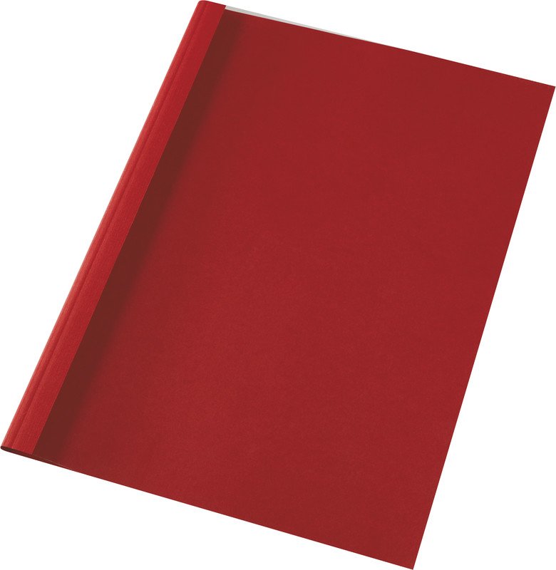 GBC Chemises pour thermoreliures toile 1.5mm à 100 rouge Pic3