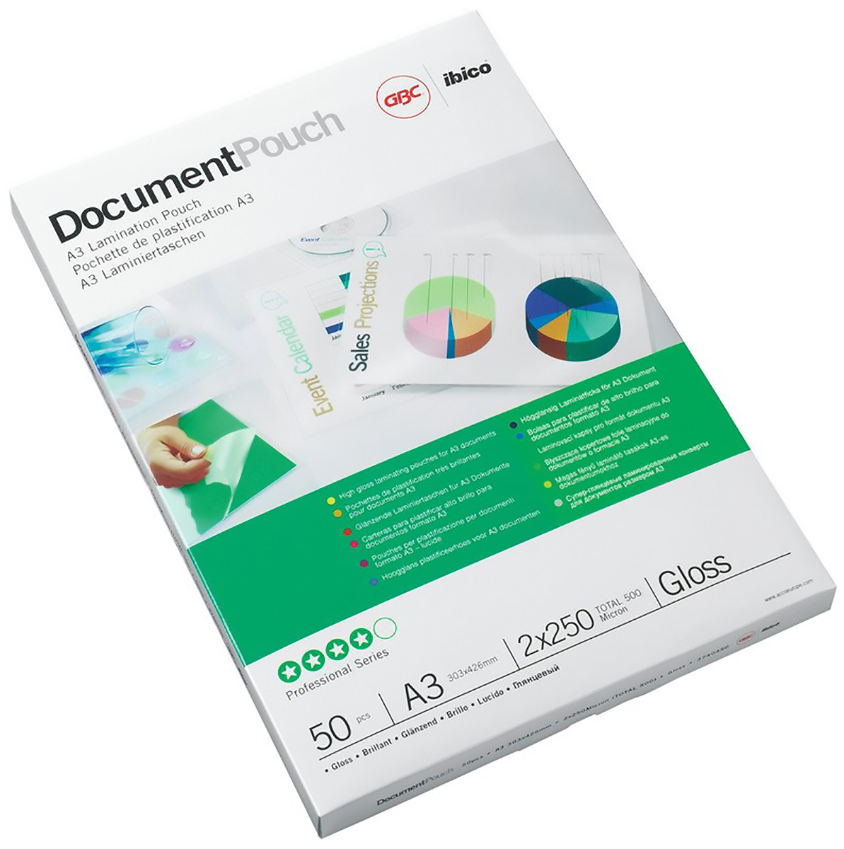GBC Laminierfolien A3 80 Micron Premium Pic1