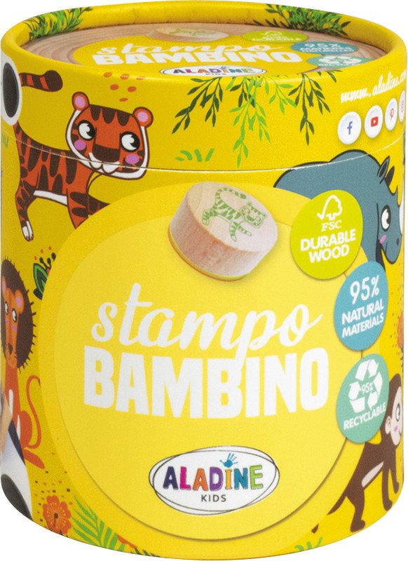 Aladine Kids Stempel Bambino Safari 9tlg Pic2