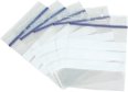 Topgrip Sachets à fermeture 75x90mm 3 bandes d'insc.100 pces