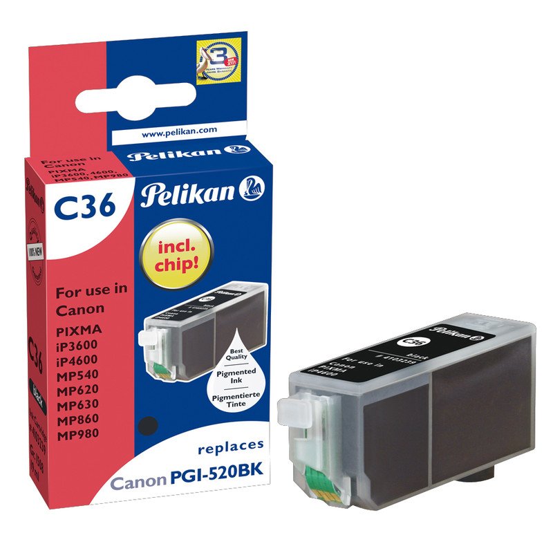 Pelikan InkJet PGI-520BK schwarz Pic1