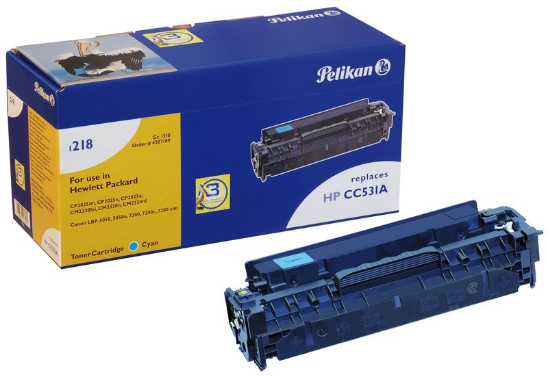 Pelikan Toner CC531A cyan Pic1