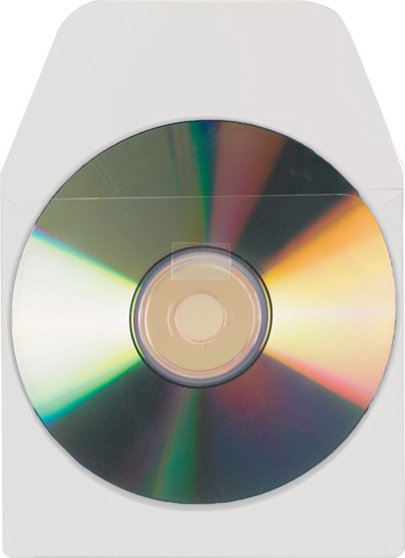 3L CD/DVD-Taschen mit Klappe selbstklebend Pic1