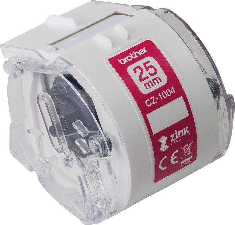 Brother Etiketten CZ-1004 25mmx5m weiss Pic3