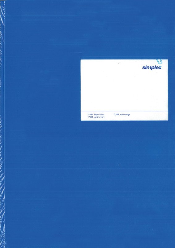Simplex Geschäftsbuch A4 2 Kolonnen mit Kopf 40 Blatt Pic1