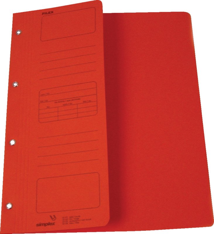 Simplex Einhängehefter Filex Karton A4 30103 rot Pic1